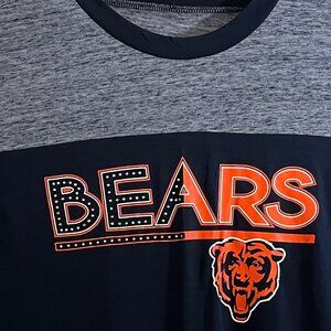 Chicago Bears T Shirt Womens Size S Blue NFL Football NFL Adults Ladies NWT